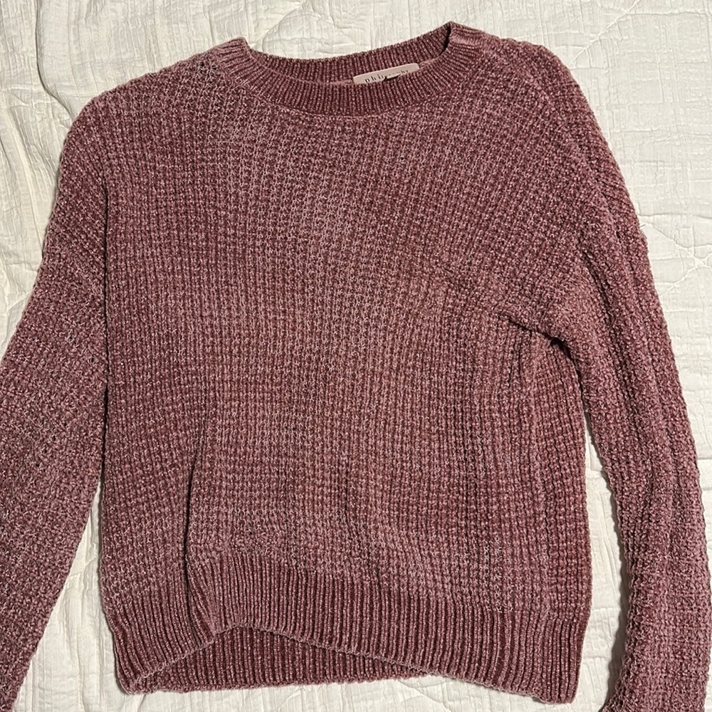 Philosophy dark pink sweater